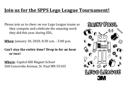 Lego League Tournament Invitation 